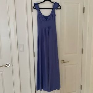 Moschino purple simple easy gown